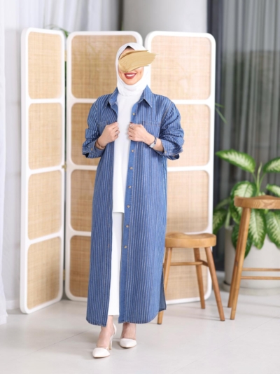 بالطو نسائي جينز كريستال