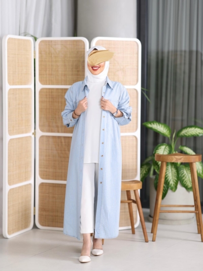 Alternative view of بالطو نسائي جينز كريستال