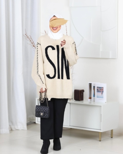 Alternative view of بلوزة نسائي تريكو