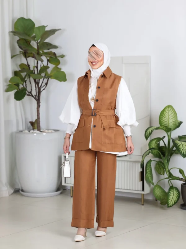 بدلة نسائي لنن