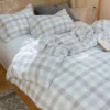 طقم لحاف 5 قطع نفرونص  قطن 100%