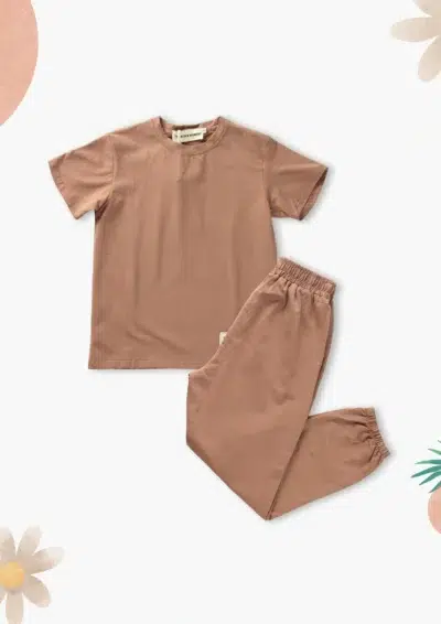 طقم اطفال 1/2 كم جيفين مومنت قطن