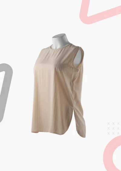 بدي نسائي بيج مقلم كريستال - قطن كريستال