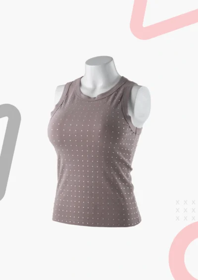 Alternative view of بدي نسائي كت كريستال - قطن كريستال