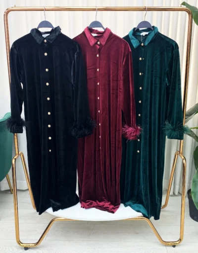 دراعة نسائي مخمل