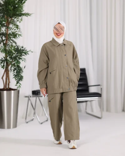 بدلة نسائي جيوب