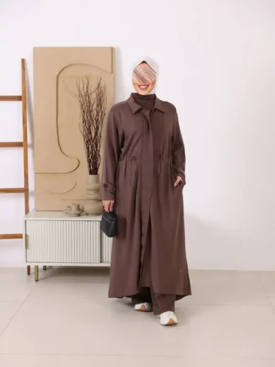 جاكيت نسائي طويل طبي