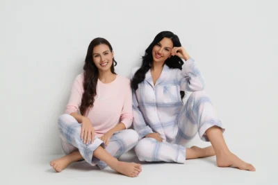 بجامة نسائي بنطلون كاروه