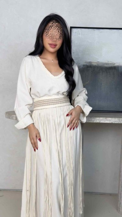 دراعة نسائي حزام هدب