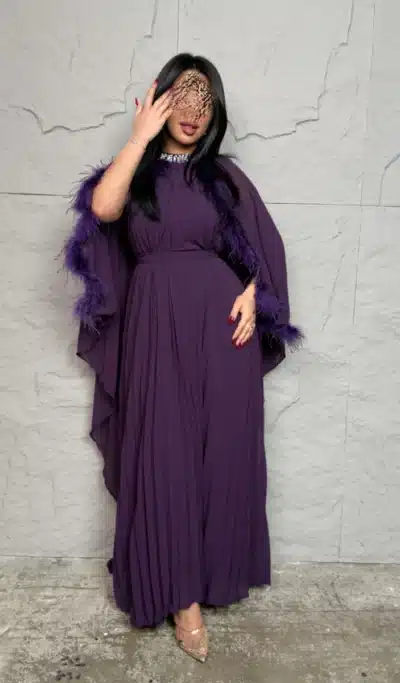 فستان نسائي ريش فري سايز