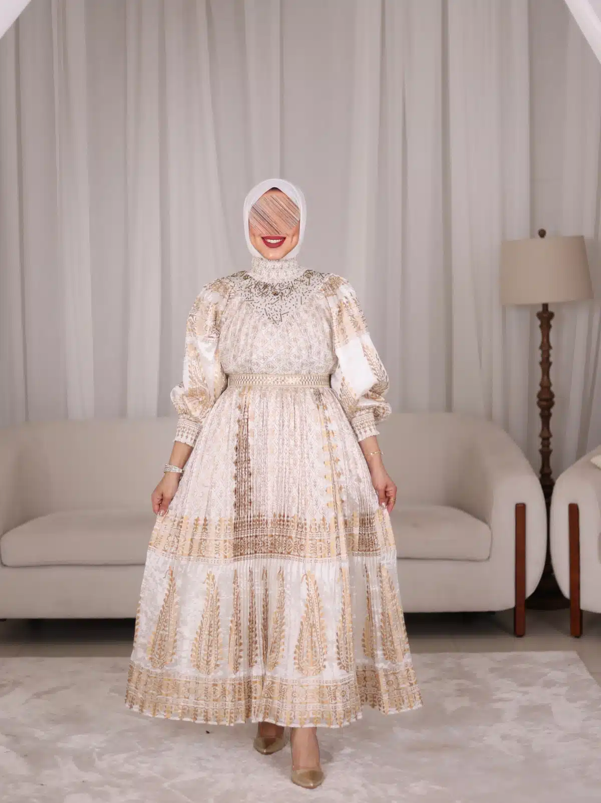 فستان نسائي مطرز فستان نسائي مطرز - الصورة 2