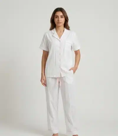 بجامة نسائي زرار 1/2 كم