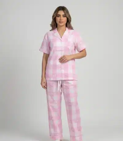 بجامة نسائي زرار 1/2 كم