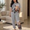 بيجامات عامر نسائي نصف كم