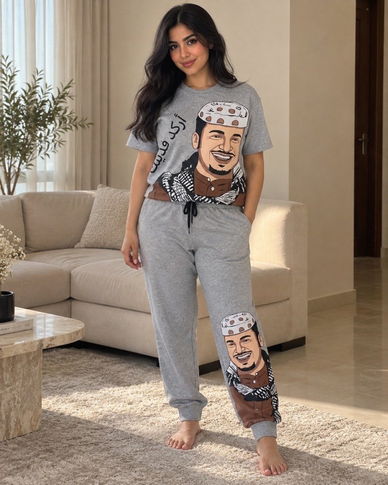 بيجامات عامر نسائي نصف كم
